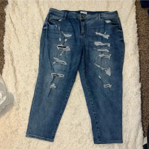 Lane Bryant Distressed Size 24 Jeans - Picture 2 of 5